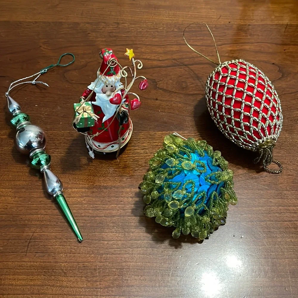 Vintage Pier One Christmas‎ Ornaments Bundle